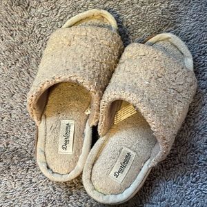 Worn slippers